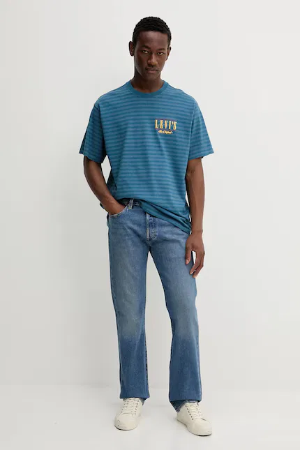 Футболка хлопковая Vintage Fit Graphic Levi's, бирюзовый — фото 2