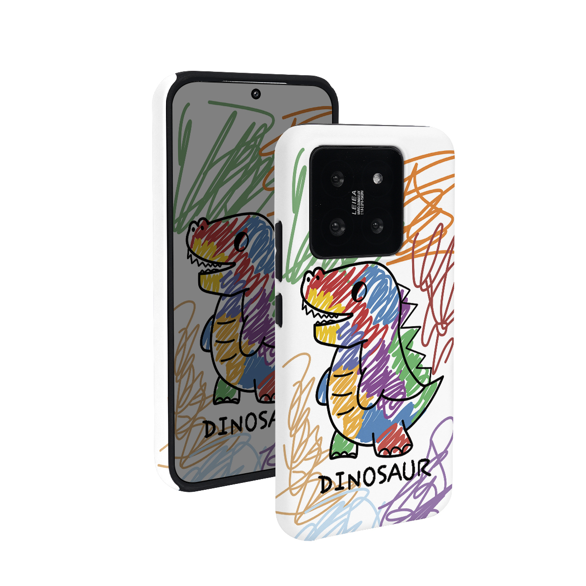 

Чехол для телефона Keshami, Doodle dinosaurs