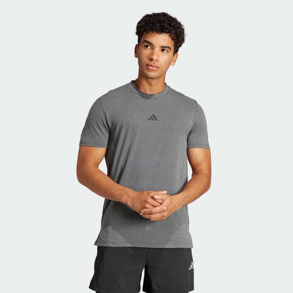 

Футболка Adidas DESIGNED FOR TRAINING Workout short sleeve T-shirt, цвет Dark Gray Heather Solid Gray