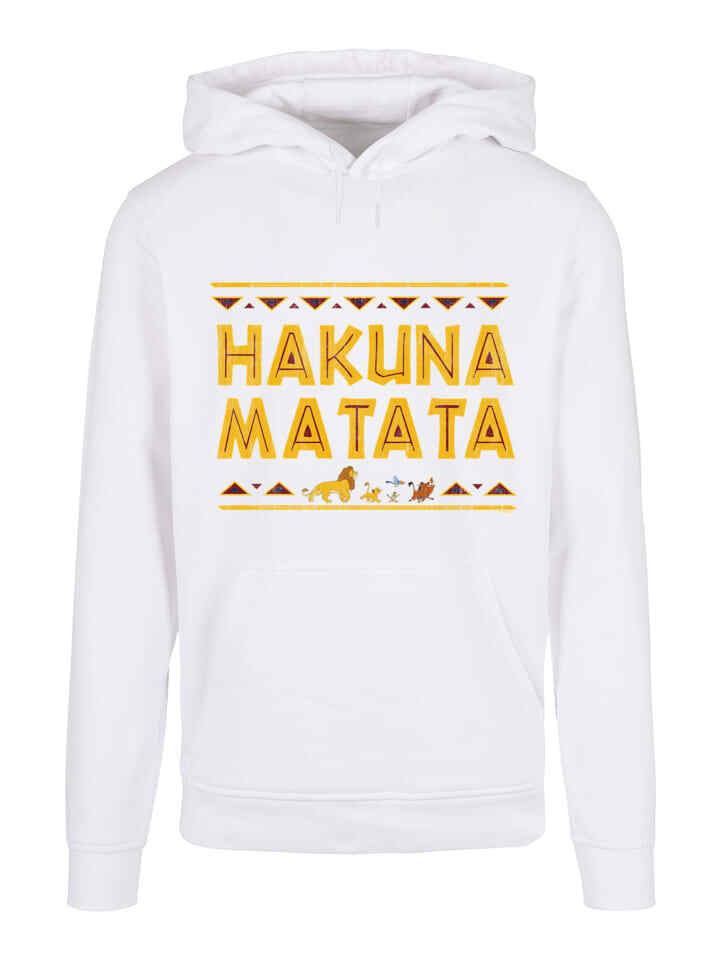 

Пуловер F4NT4STIC Basic König der Löwen Hakuna Matata, белый