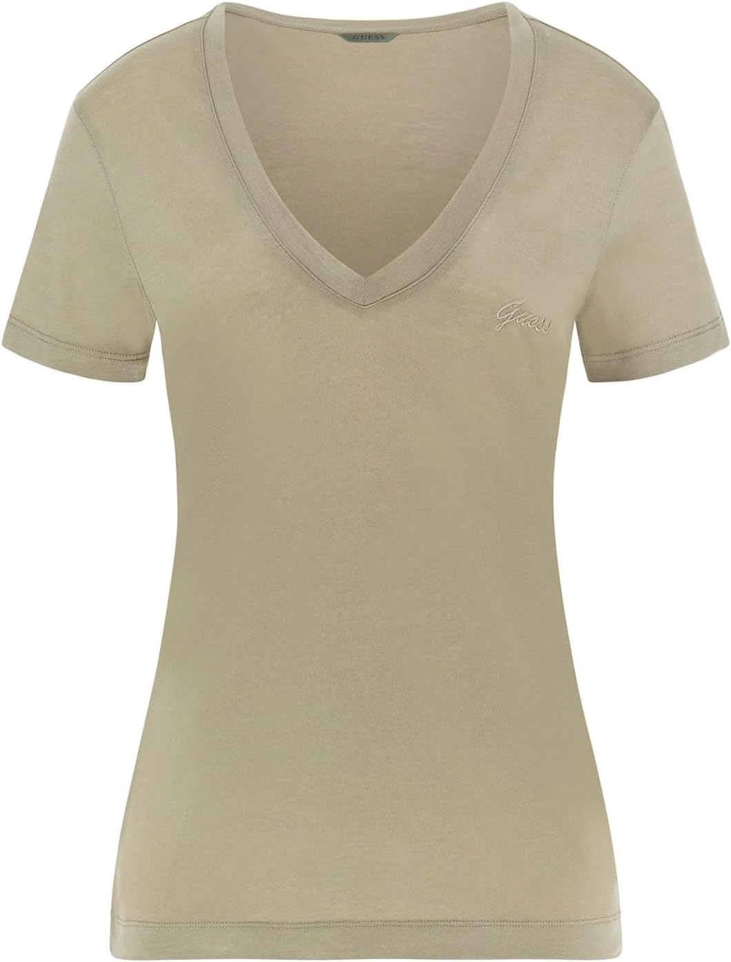 

GUESS Женская футболка Eco Short Sleeve Light Basic, Sage Leaf, Зеленый, GUESS Женская футболка Eco Short Sleeve Light Basic, Sage Leaf