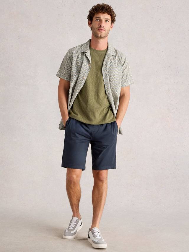 

Хлопковая рубашка Hayle Regular Fit с геометрическим отложным воротником White Stuff, Natural/Multi