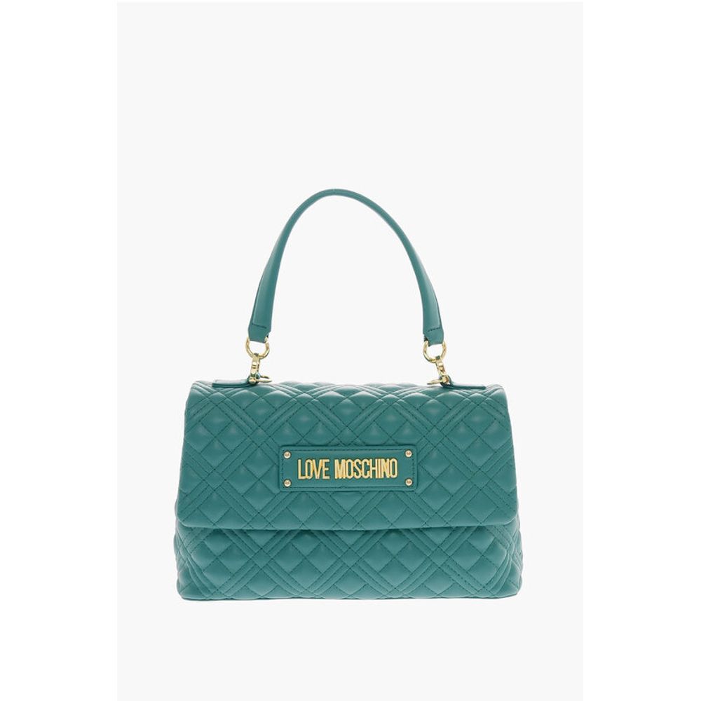 

LOVE Стеганая сумка из искусственной кожи с магнитной застежкой Moschino, Green