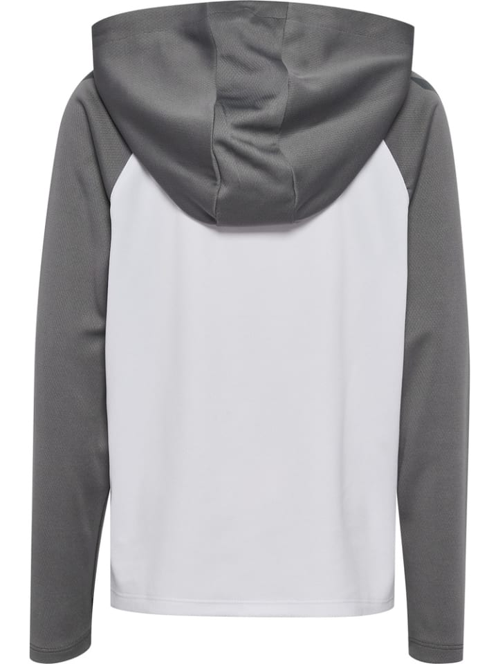 

Детская толстовка с капюшоном "Lead 2.0 Zip Hoodie" белого цвета Hummel