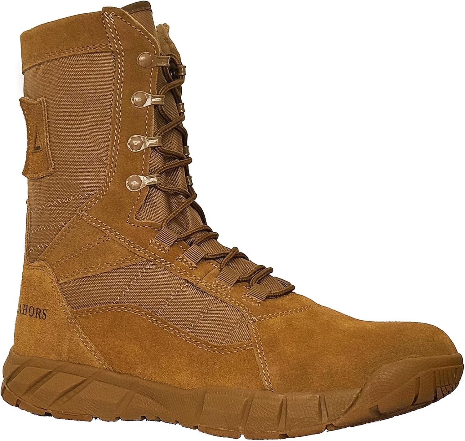 

Легкие тактические военные ботинки для мужчин LAHORS, боевые ботинки с боковой молнией, противоударные, для тренировок, шнуровки, для активного отдыха и походов, дышащие, Coyote Brown