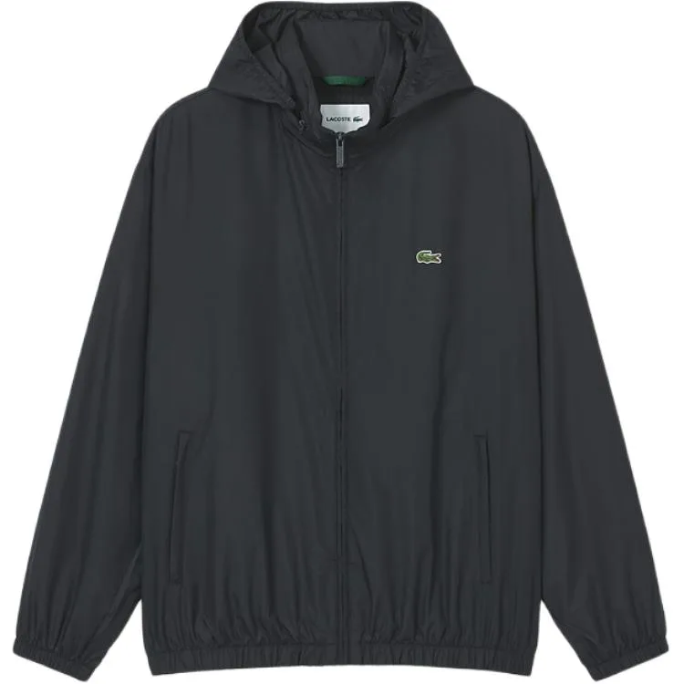 LACOSTE Куртка мужская 350/Dark Blue Black с капюшоном
