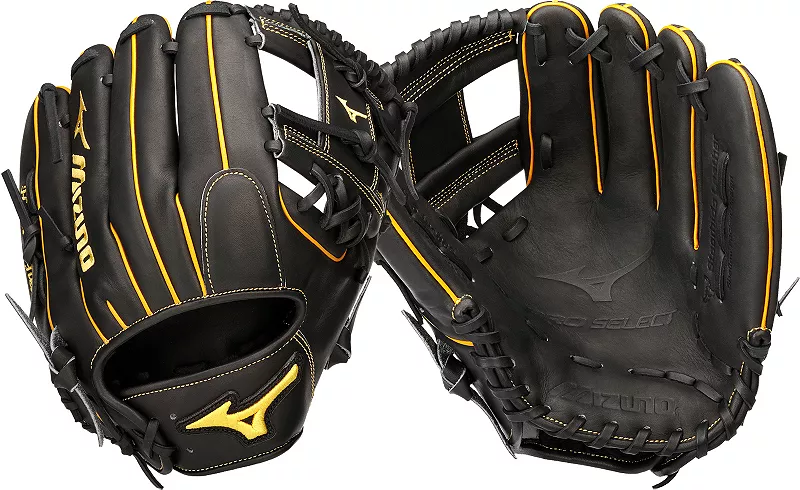 

Перчатки Mizuno серии Pro Select 11,5 дюйма, черный/золотой
