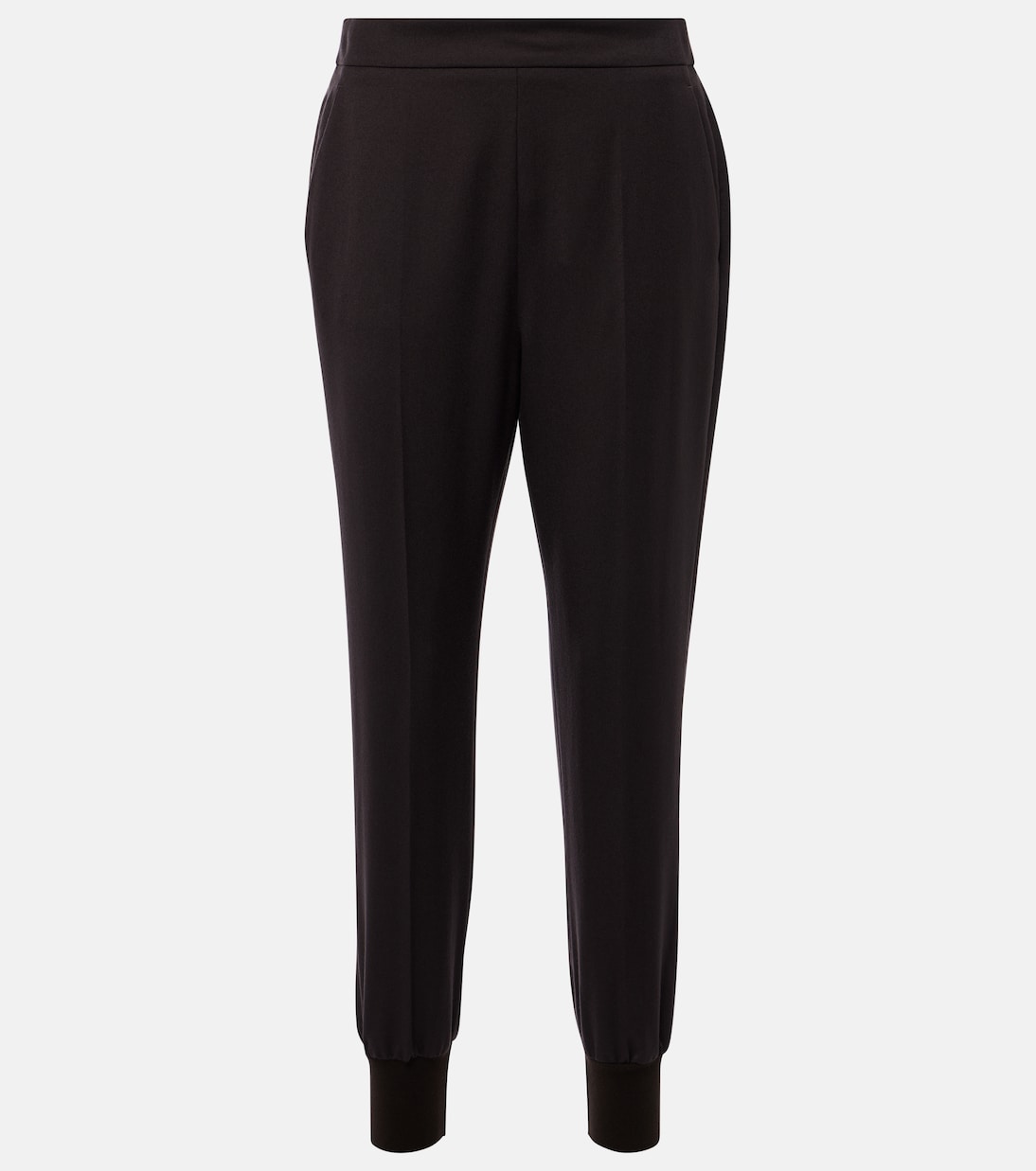 

Спортивные брюки из шерстяной фланели Stella McCartney, Dark Chocolate