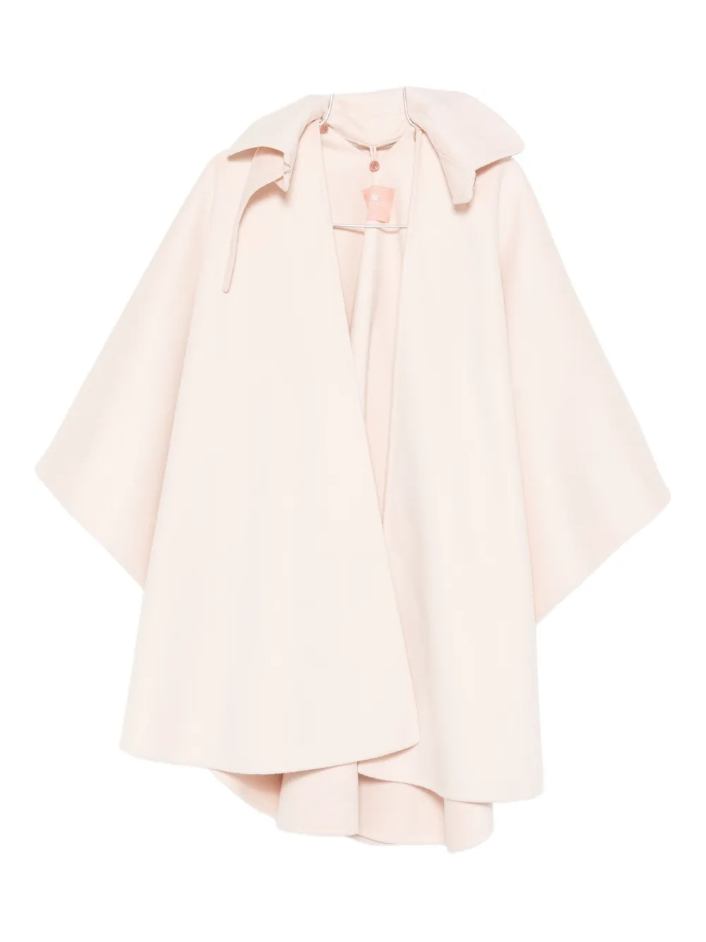 

Пальто-накидка с капюшоном Ermanno Scervino, розовый