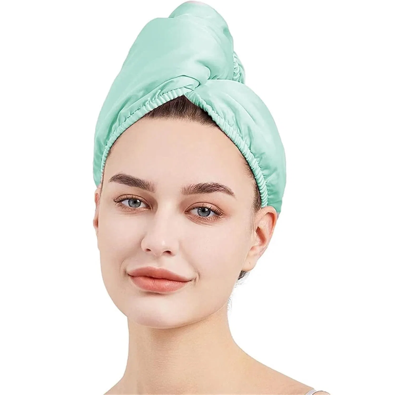 Шапочка для душа из микрофибры QIANCHAOJI, 2 шт, Green