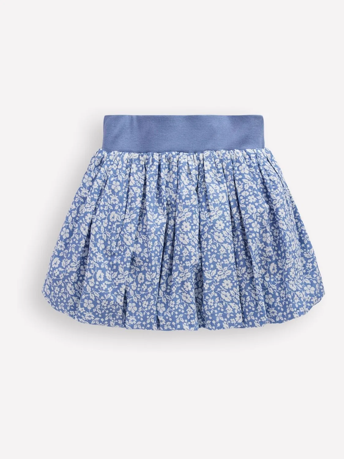 Юбка с воланами Bubble Hem Boden, синяя