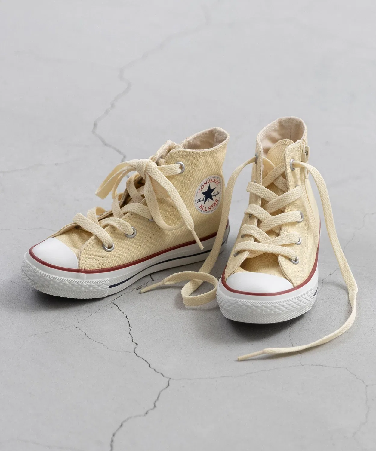 Детские кроссовки-высокие с брендовым логотипом CONVERSE, Белый