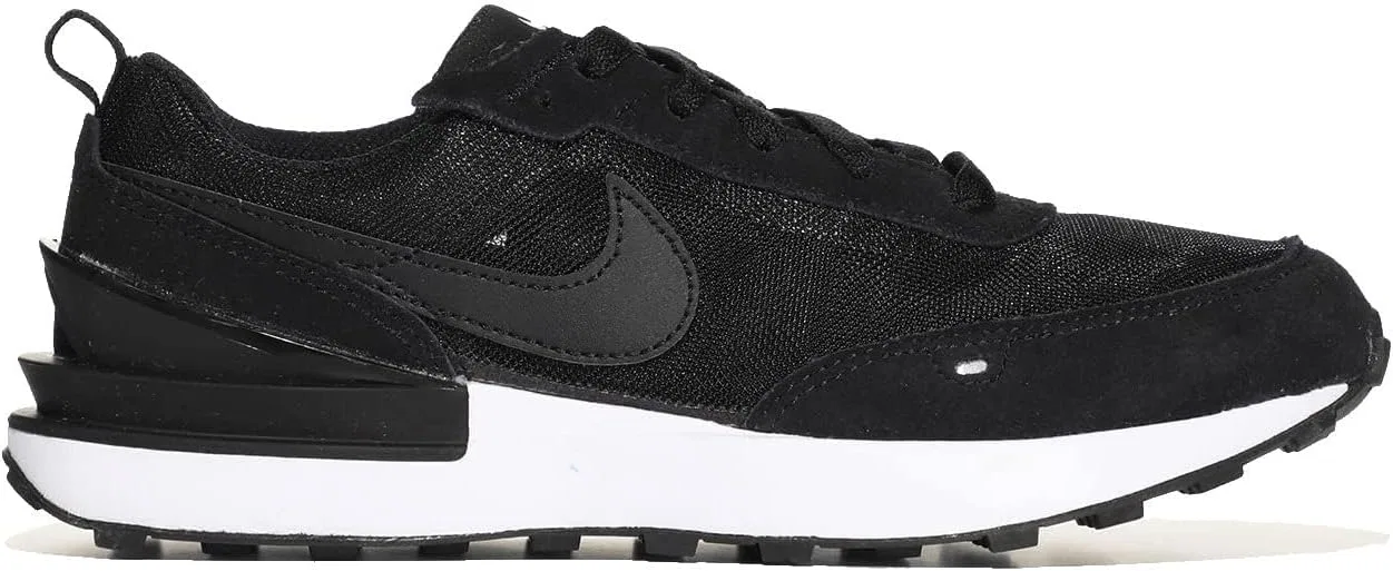 Детские кроссовки для мальчиков Waffle One Nike, Black/Black/White/Orange — фото 4