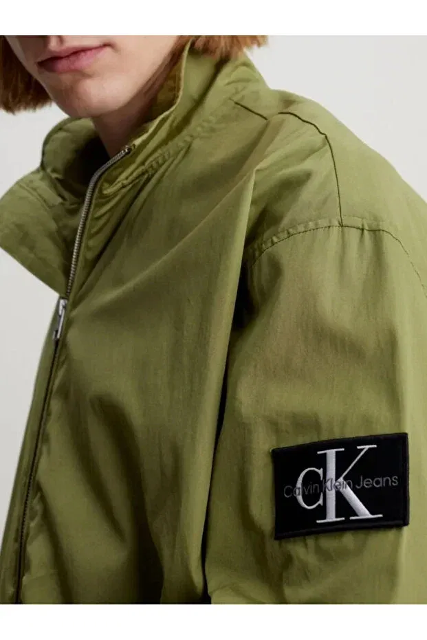 Мужское пальто свободного кроя Calvin Klein, Khaki — фото 3