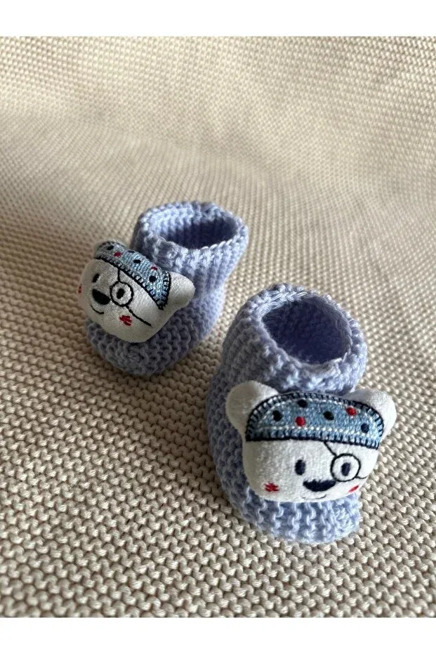 Детские носочки для новорожденных хлопковые Myluni, Blue — фото 3