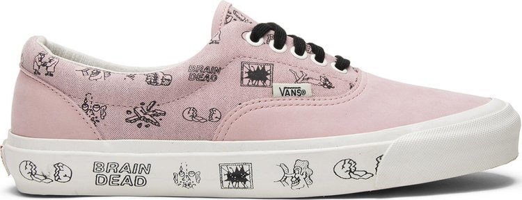 

Кеды Vans Brain Dead x Era LX Pink, розовый
