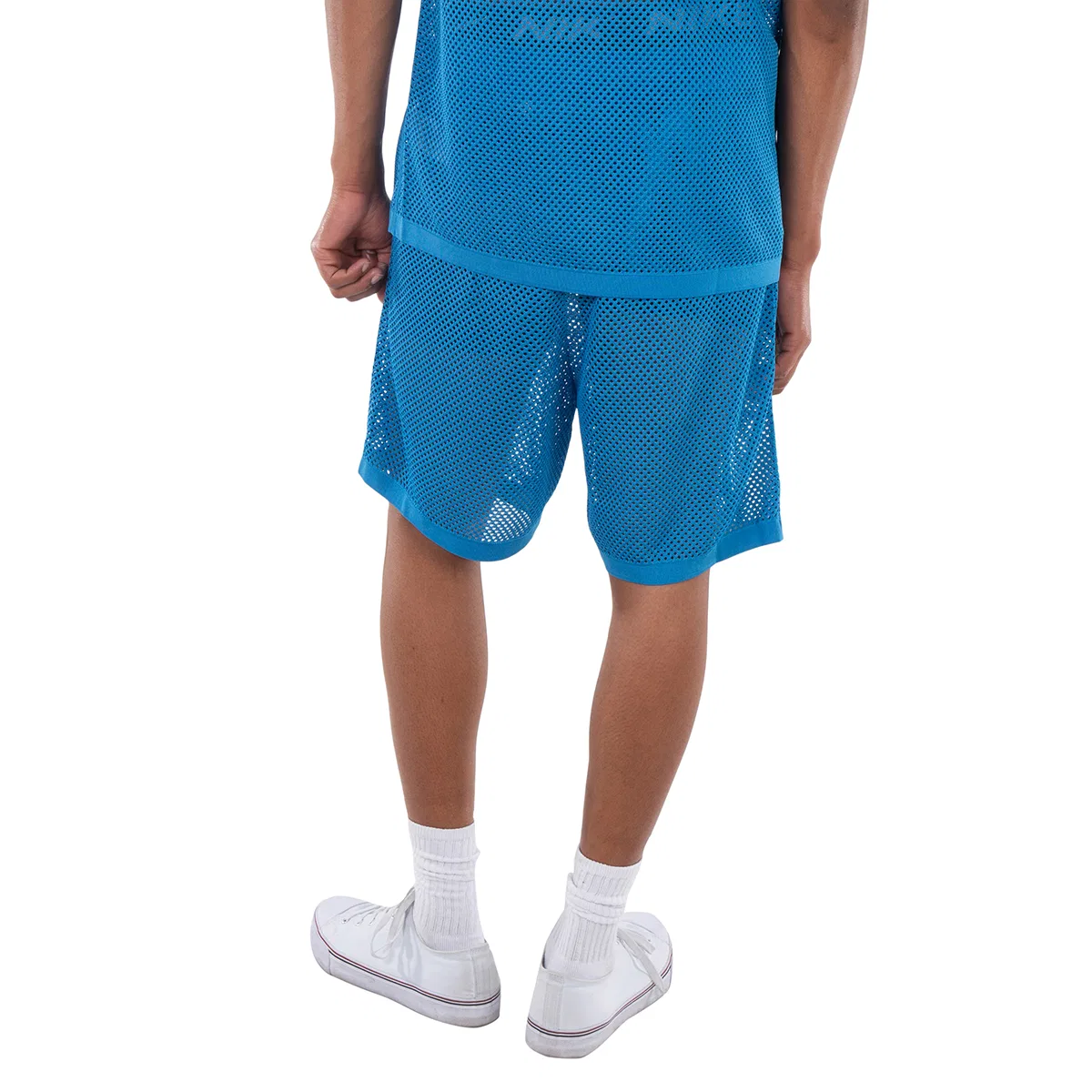 Шорты с сетчатыми вставками Rory EKD Mesh Burberry, Bright Cerulean Blue — фото 3