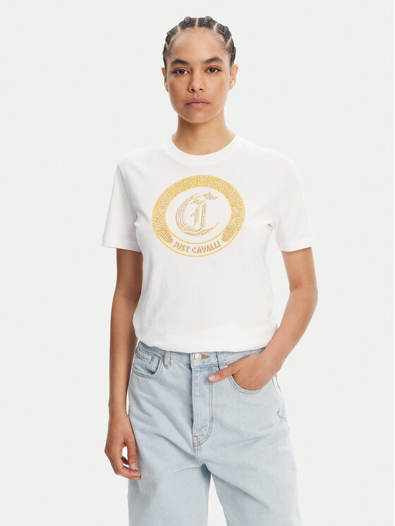 

Футболка обычного кроя 78PAHE13 Just Cavalli, белый