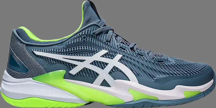 

Кроссовки court ff 3 'steel blue lime' Asics, синий