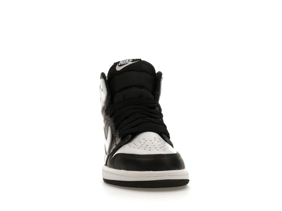 Детские кроссовки с высоким верхом Jordan 1 Retro High OG, Black/White/White — фото 2