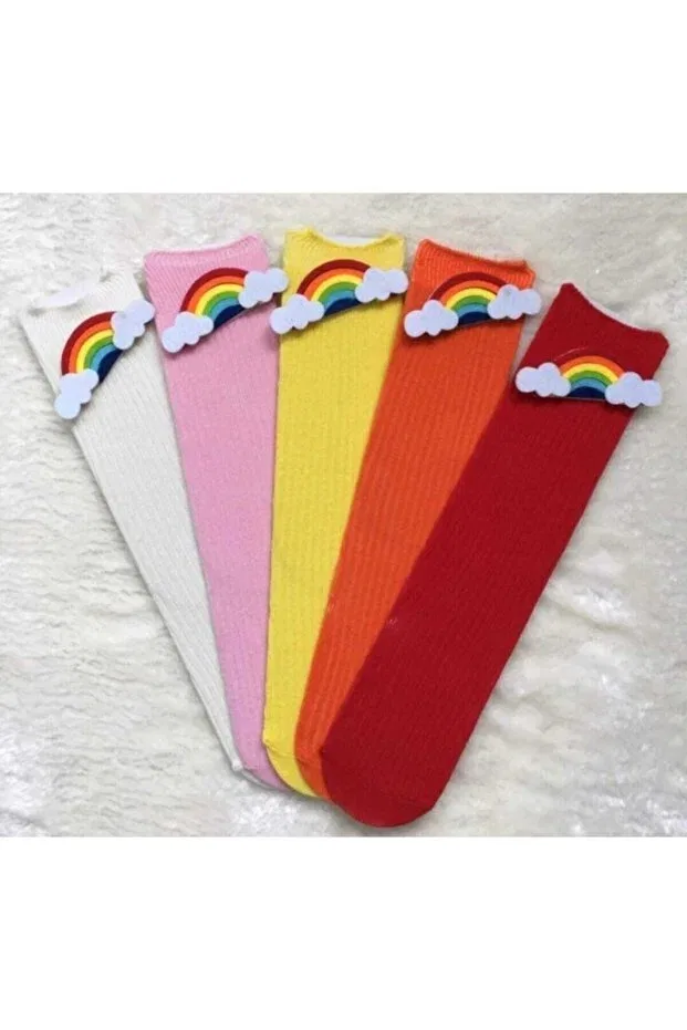 Детские носки до колен для новорожденных с принтом Özkardeşler Baby, Multiple Colors