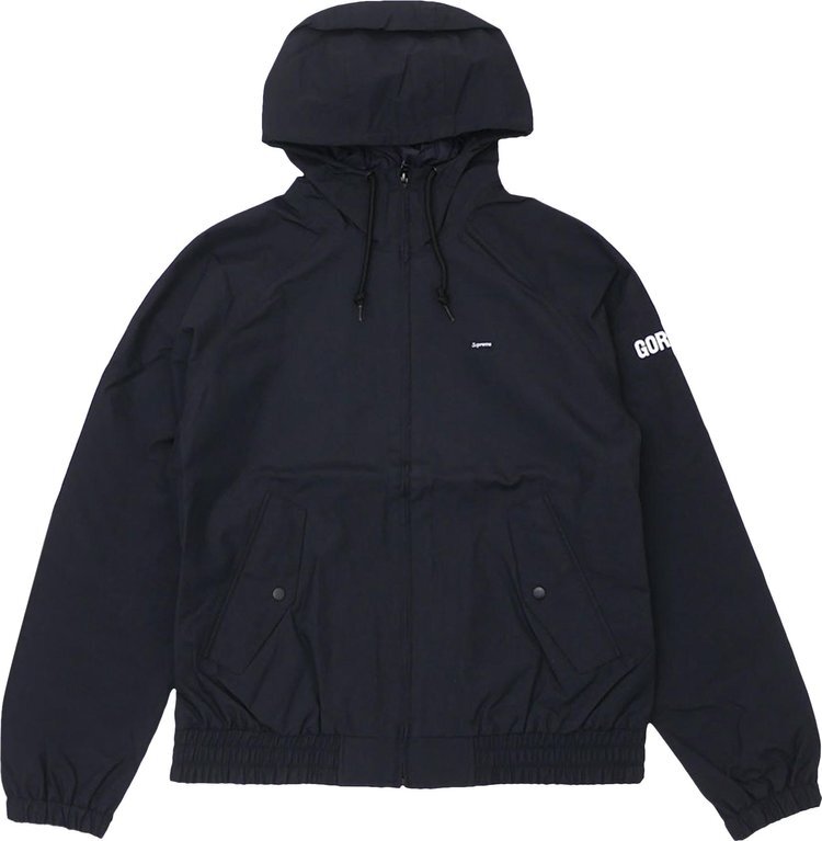 

Куртка Supreme GORE-TEX Hooded Harrington Jacket 'Black', черный