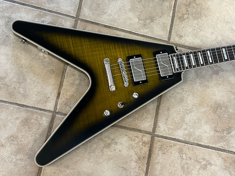 

Epiphone Flying V Prophecy Yellow Tiger Aged Gloss