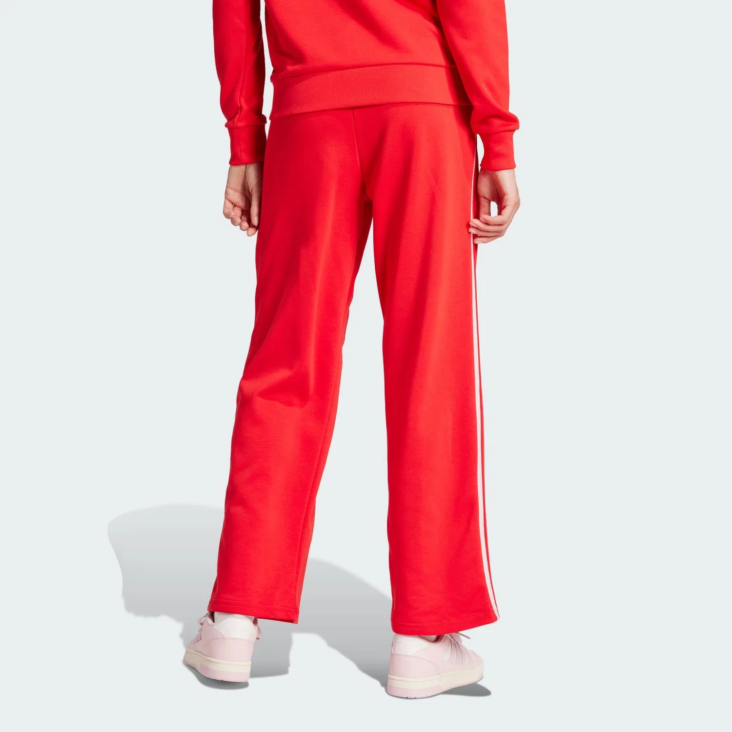 Женские спортивные штаны с принтом Essentials Color Pop French Terry Adidas, Hellrot — фото 3