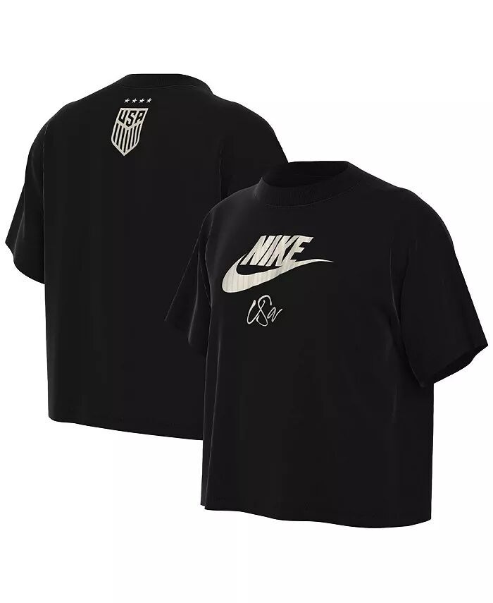 

Черная футболка Big Boys USWNT Futura Nike