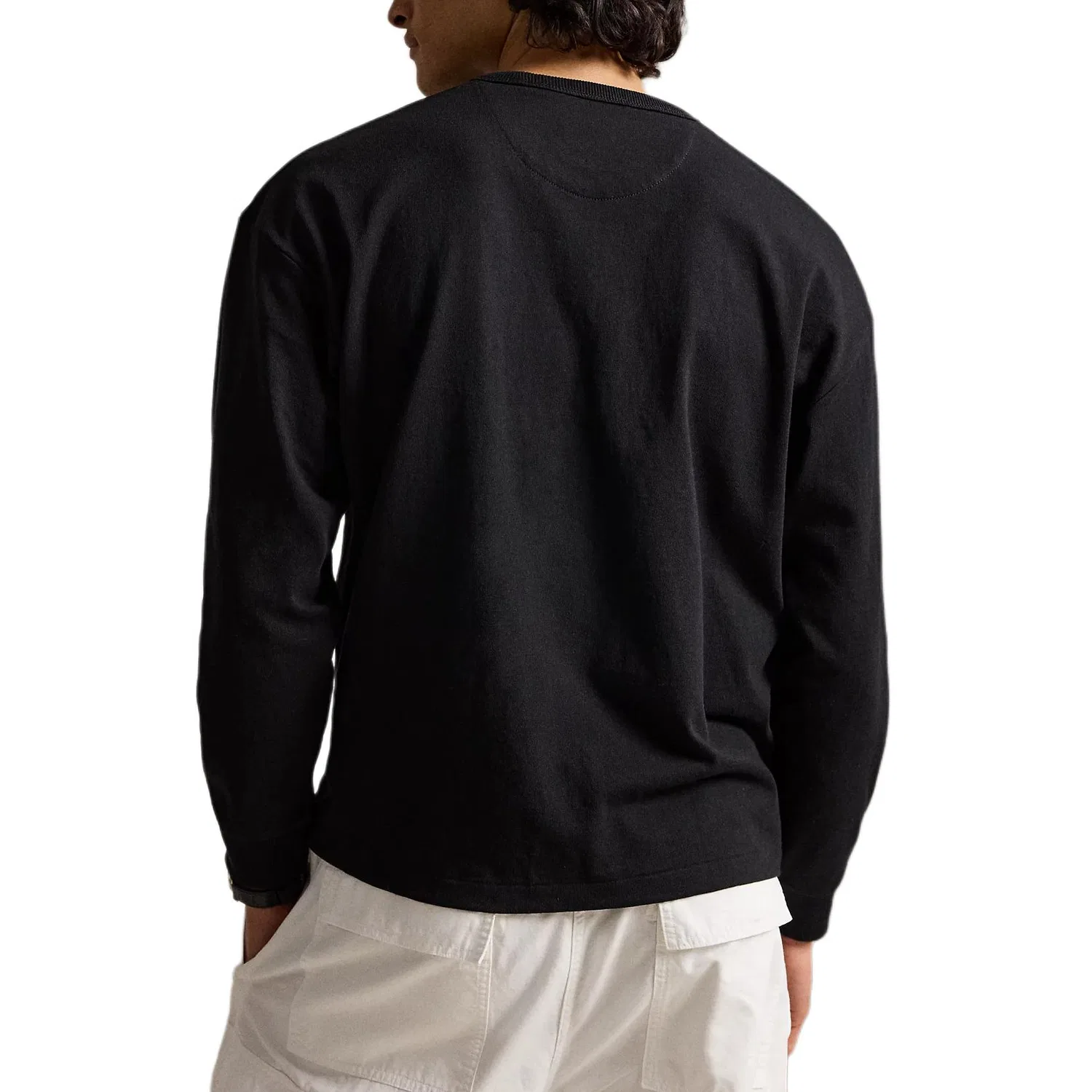 Футболка свободного кроя Polo Ralph Lauren, Black — фото 4