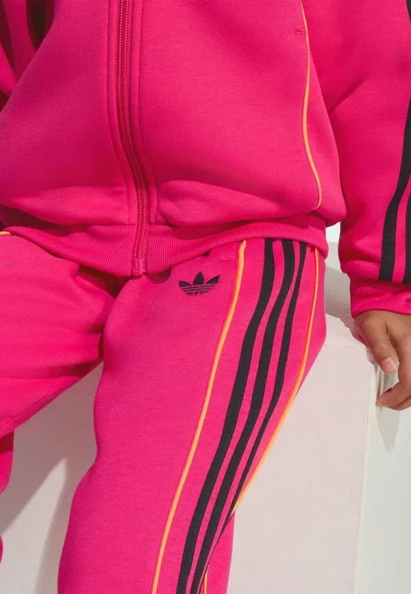 Детский спортивный костюм Adidas Originals, черный/оранжевый — фото 4