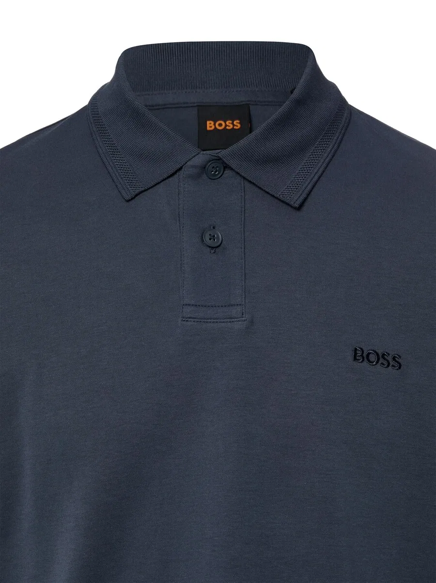 Футболка BOSS цвета индиго — фото 3