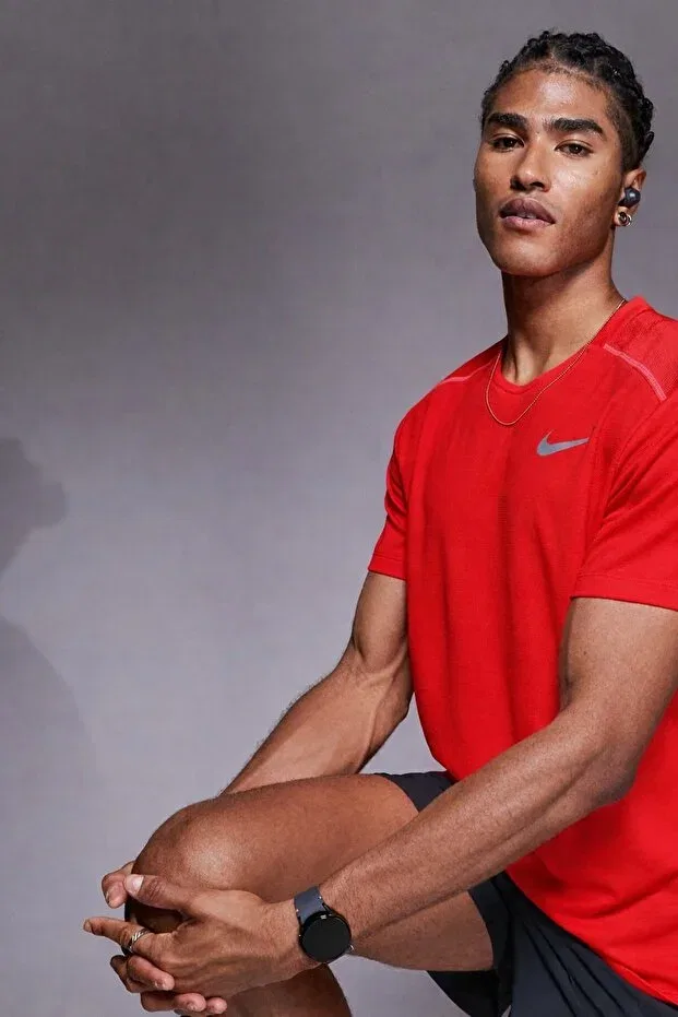 Женская футболка с коротким рукавом Nike, Red