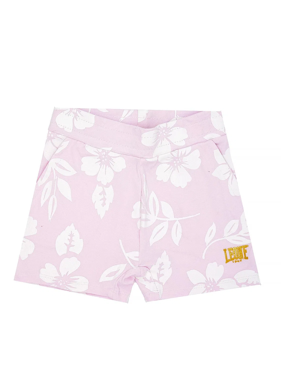 Детские шорты-боксеры с цветочным принтом Leone 1947 Apparel, Violett Auberginefarben