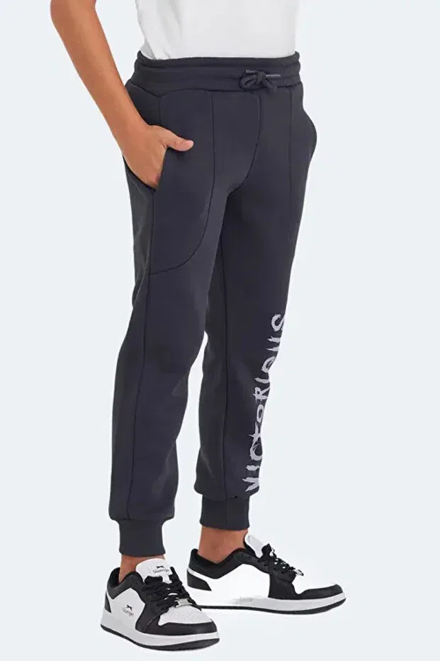 Детские спортивные брюки для мальчиков с принтом Slazenger, Dark Gray — фото 4