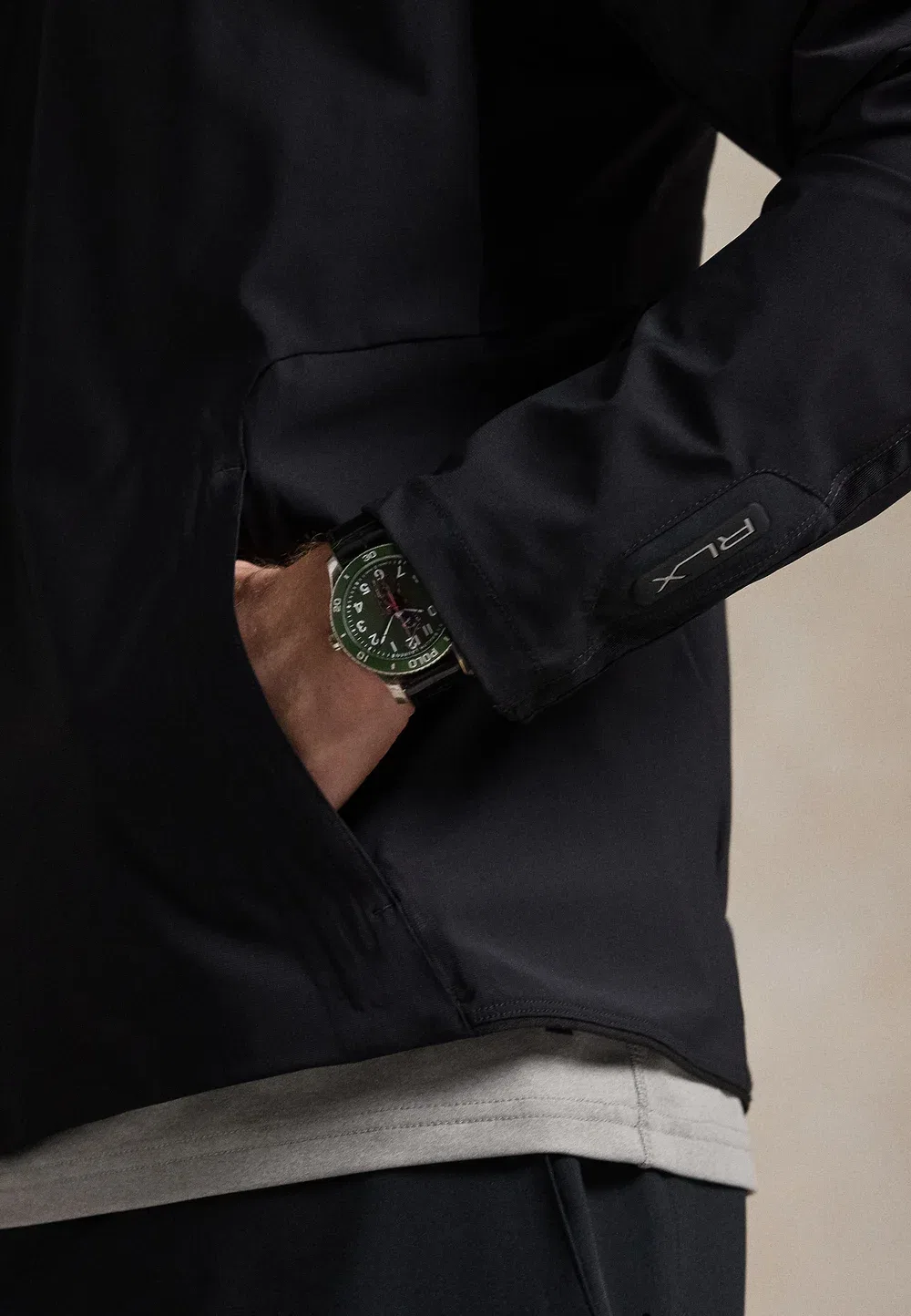 Легкая куртка с капюшоном - летняя куртка Polo Ralph Lauren, Black — фото 4
