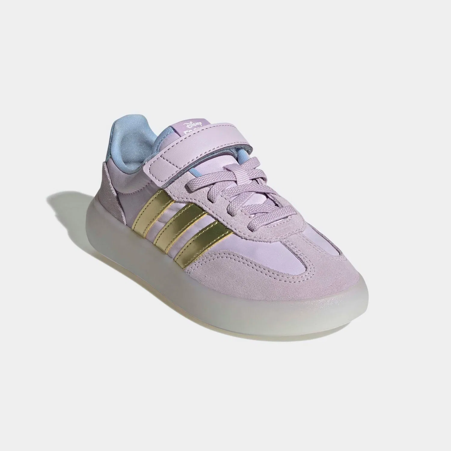 Детские кроссовки с графикой Frozen Adidas Sportswear, Ice Lavender/Gold Metallic/Glow Blue