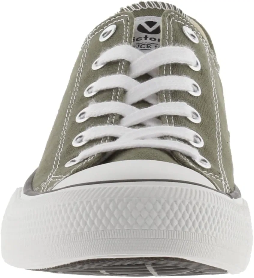 Детские кеды Victoria Unisex Low-Top Tribu Canvas & Gummi-Zehe 106550, Khaki — фото 2