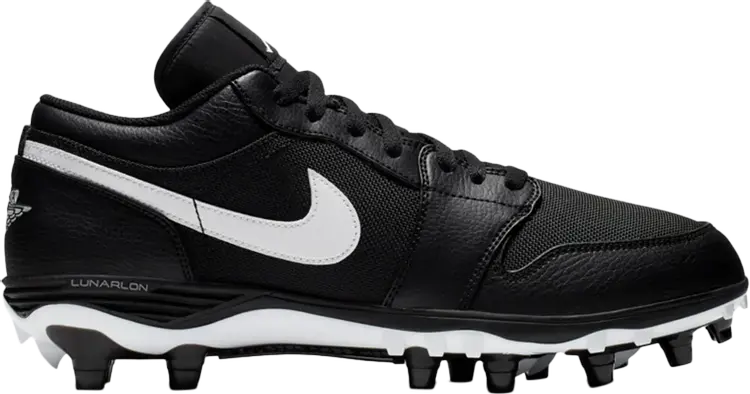 

Кроссовки Jordan 1 Low TD Cleat Black, черный