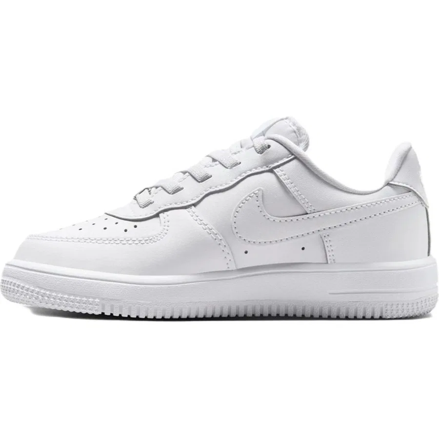 Кроссовки детские с липучкой Air Force 1 Easyon Af1 Ps Leather, Nike, Белый — фото 2