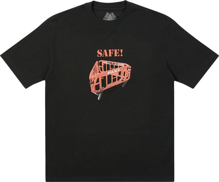 

Футболка Palace Safety T-Shirt 'Black', черный