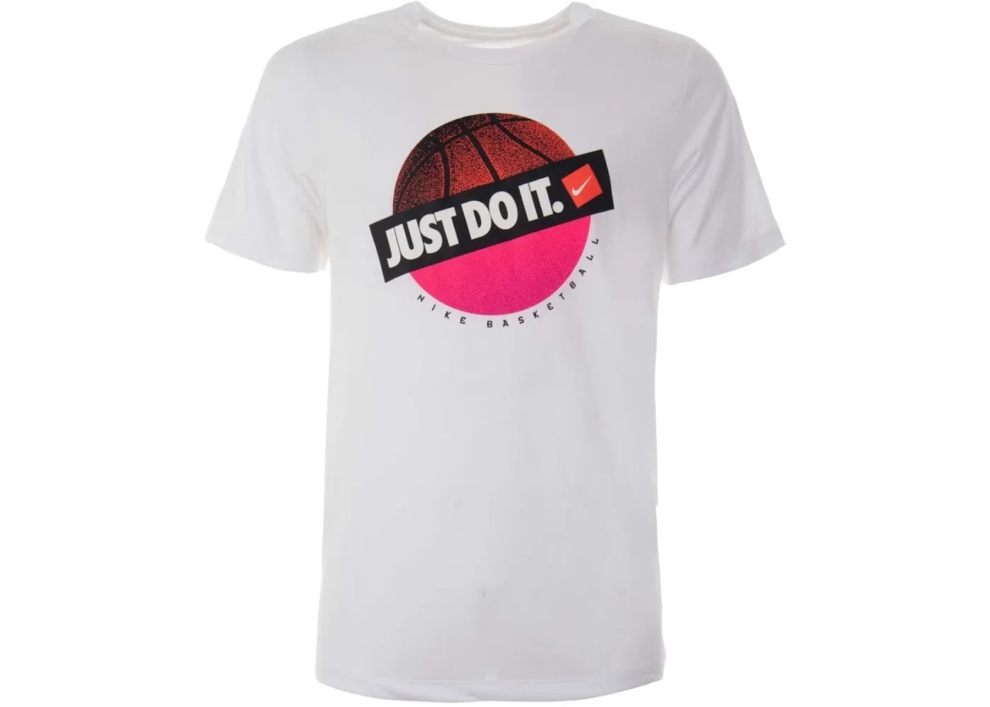 Мужская футболка хлопковая Nike Dri-Fit Basketball Tee, White