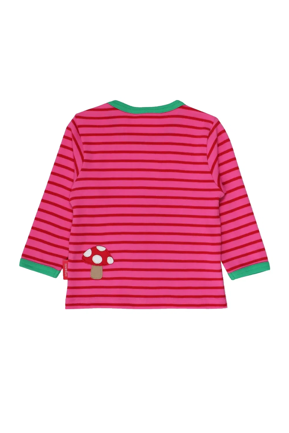Детская футболка с длинным рукавом с аппликацией Fawn Toby Tiger, Pink — фото 3