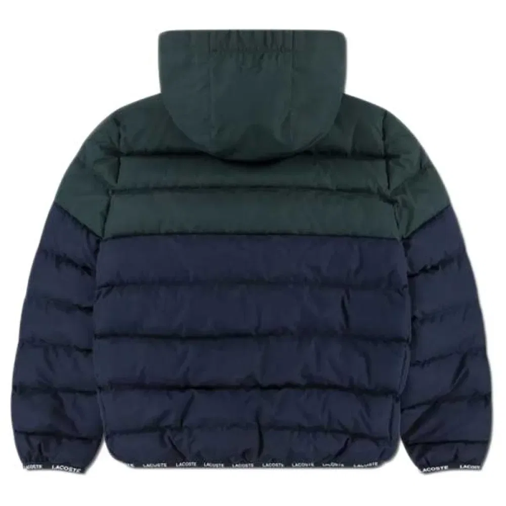 Куртка утепленная Colorblock Midwt Lacoste Kids, зеленый — фото 2
