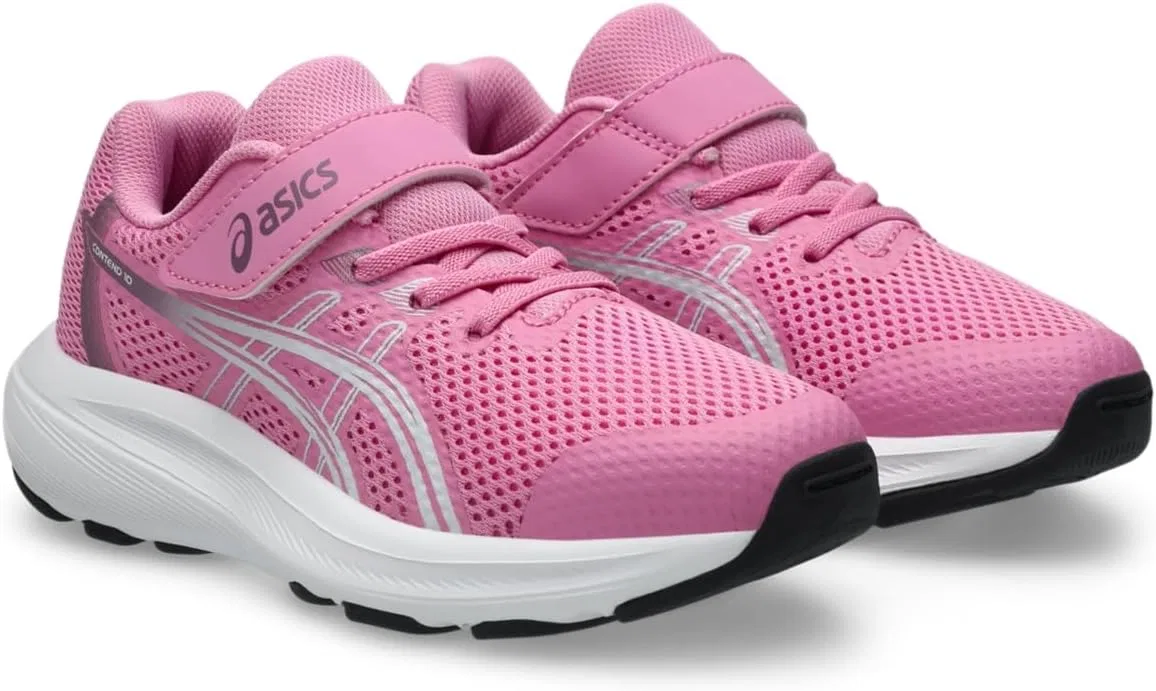 Детские беговые кроссовки для мальчиков Contend 10 PS ASICS, Bubblegum/White — фото 2