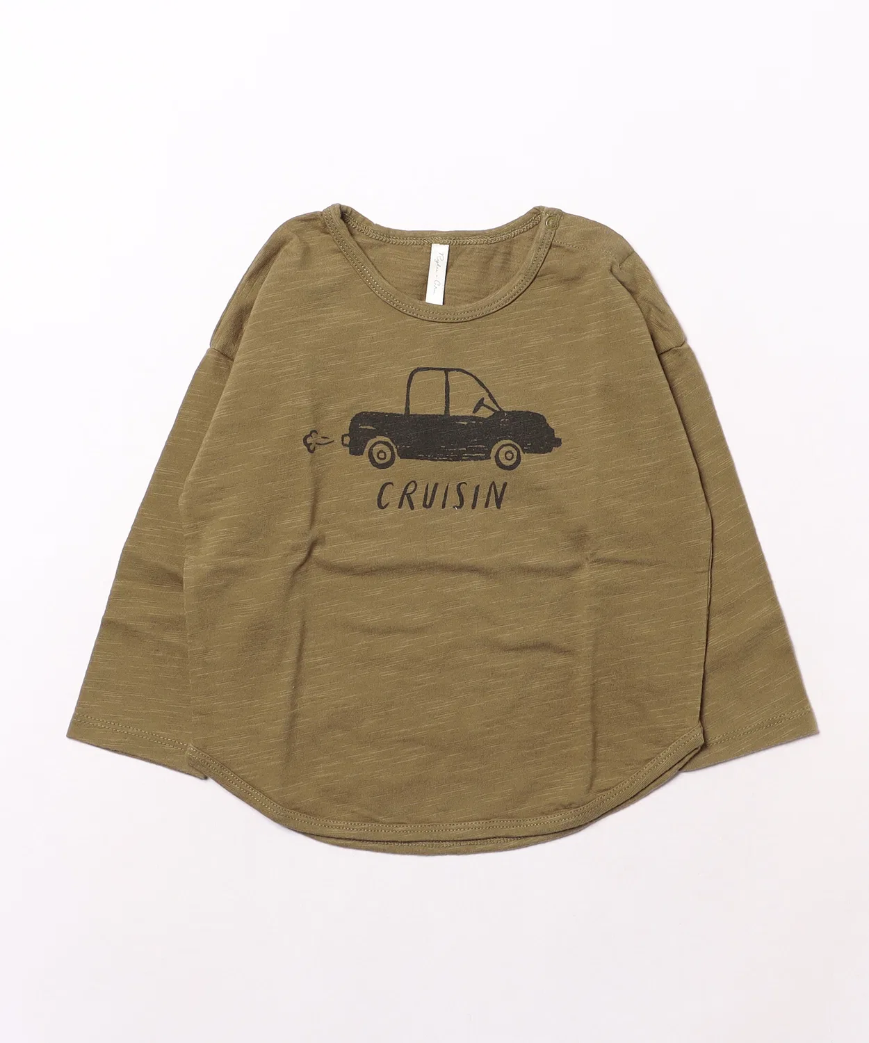 Детская футболка с длинным рукавом Cruisin Rylee + Cru, Moss