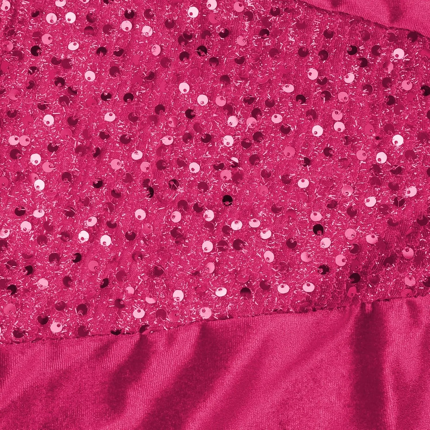 Женское платье-рубашка из велюра с пайетками Hot Pink — фото 4