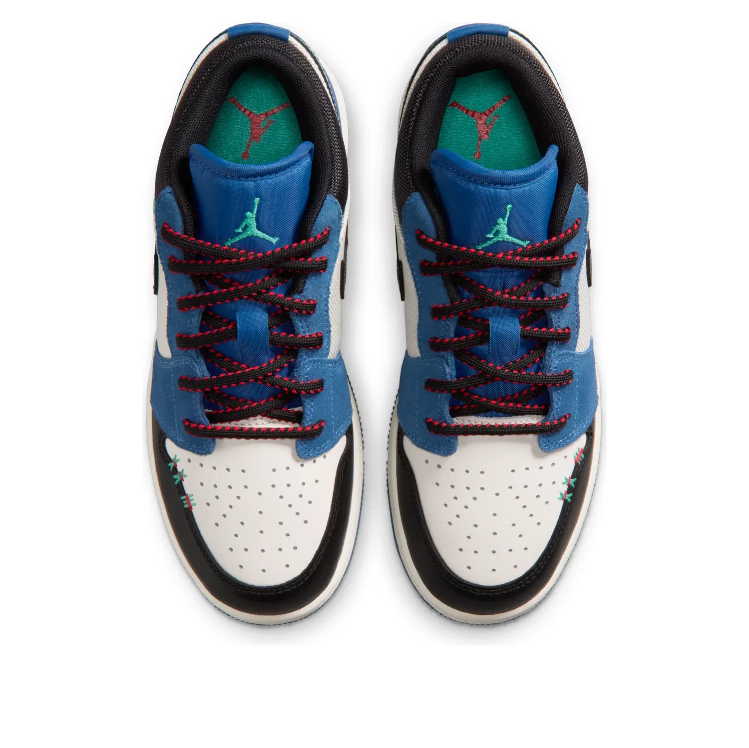 Детские кроссовки с шнуровкой Air Jordan 1 Low SE, синий — фото 3