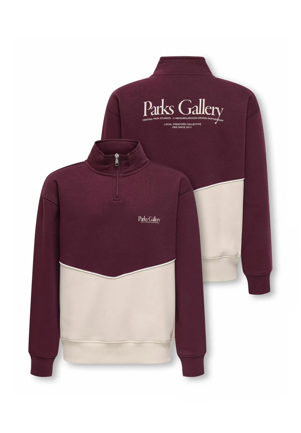 Флисовая толстовка osjceres sweatshirt - sweatshirt Only & Sons Junior, Moonbeam — фото 4