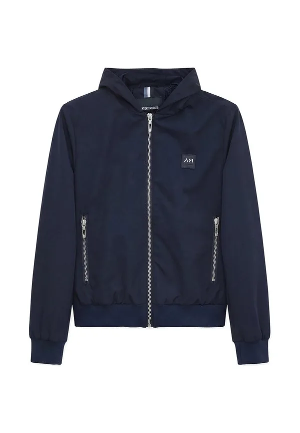 Куртка прямого кроя с капюшоном, легкая куртка Antony Morato, Blue Grey — фото 3